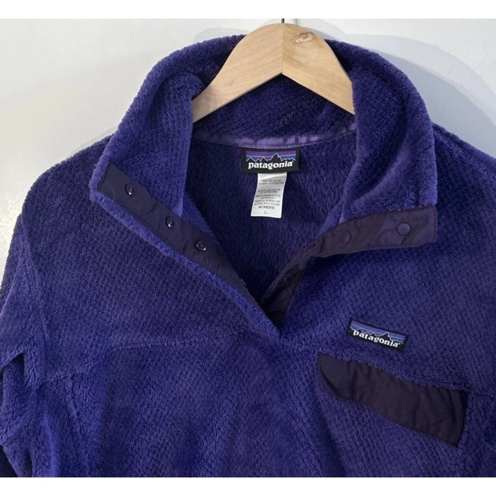 Patagonia Women's Re-Tool Snap T Fleece Pullover 25442 Polartec Large Clean